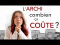 Le PRIX des ETUDES D'ARCHI : dépenses, budget, matériel