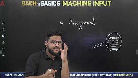 Complete Machine Input in One Video | Bank Exams 2024 | Reasoning By Shubham Srivastava