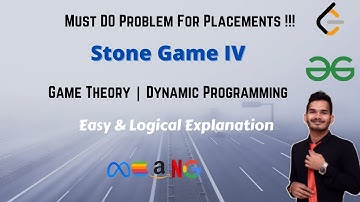 Stone Game IV | Leetcode 1510 | Game Theory | Dynamic Programming | Easy Explanation