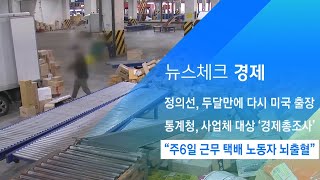 "주6일 근무 택배 노동자, 뇌출혈로 쓰러져 의식불명" / JTBC 아침&