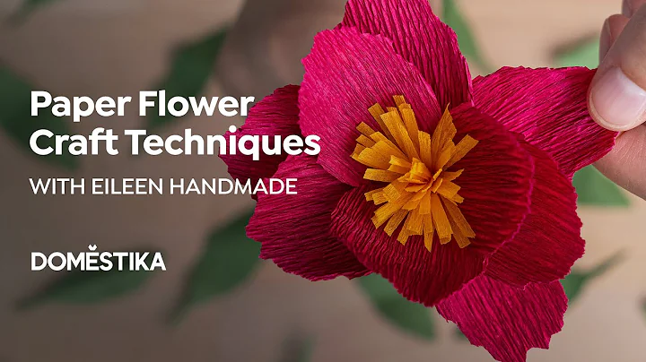 Paper Flower Craft Techniques | A course by Eileen...