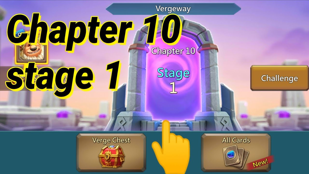 Lords mobile vergeway chapter 10 stage 1 - YouTube