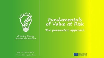 Fundamentals of Value at Risk. The parametric approach