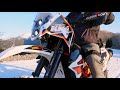 UN RAID MOTO SUR NEIGE A LA COLMIANE