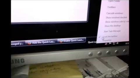 Enable Quick Launch Bar in Windows 7 - Make W7 LIKE XP