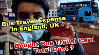 Bus Travel Expense in England, UK | Student Pass | Bus membership total cost ? Pool Meadow Bus Stop