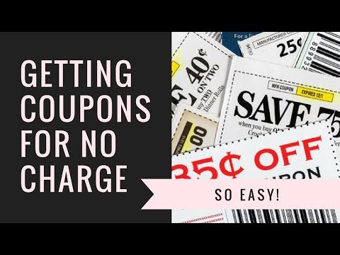 Getting Coupons for No Charge