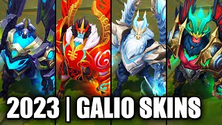 ALL GALIO SKINS SPOTLIGHT 2023 | League of Legends