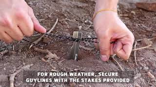Sky Shelter Setup Tutorial