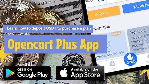 How To Deposit USDT in Opencart Plus App