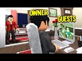 I Worked At A Hotel.. I Caught The Owner SPYING On Guests! (Roblox Bloxburg)