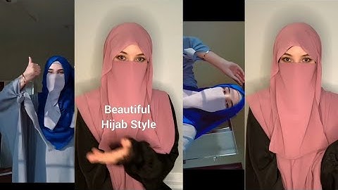 full coverage Georgette |chiffon niqab style