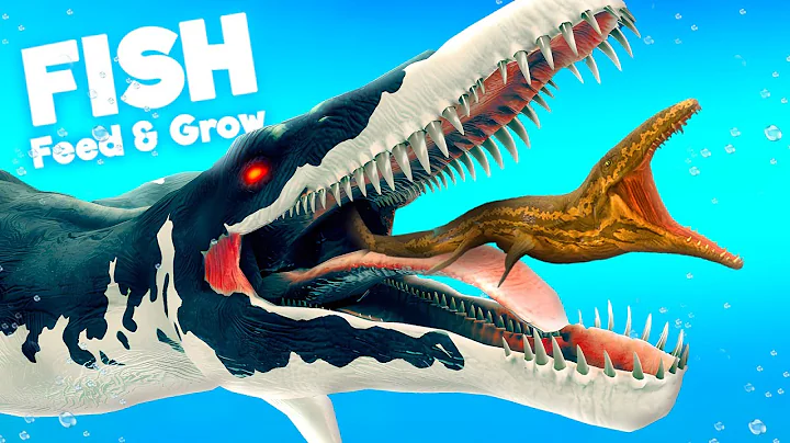 🐟 Desbloqueie o Liopleurodon e Domine os Mares em Feed and Grow Fish!