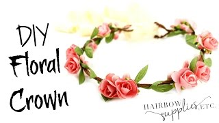 baby floral crown