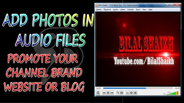 How To Add Photo In Audio files Using VLC