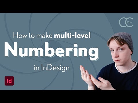 How to make multi-level numbering in InDesign - Tutorial