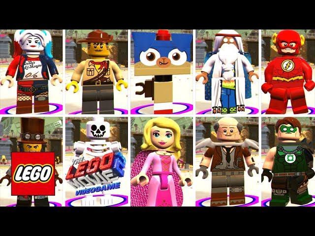 The Lego Movie 2 Videogame All Characters Unlocked Youtube - cara hack char orang roblox