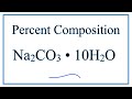 Percent Composition of Water in Compounds