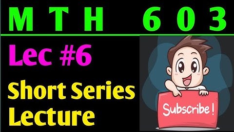 Mth603:Important short series lecture¦¦Lec #6¦¦Numerical Analysis¦¦Maths by Zahfran