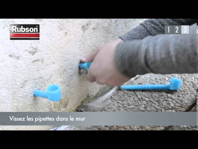 Comment traiter les infiltrations d'eau de vos murs par injection