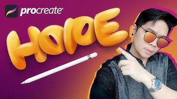 QUICK TUTORIAL: HOW TO MAKE FAT 3D TEXT USING PROCREATE