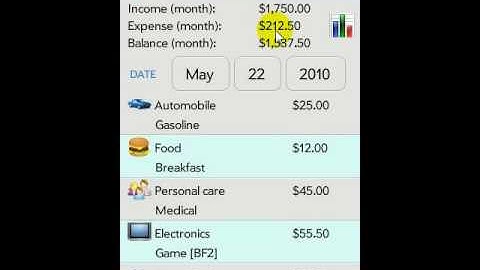 ExpenseTracker for WebOS in 2minutes