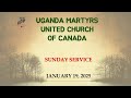 UMUCCA Sunday Service January 19, 2025