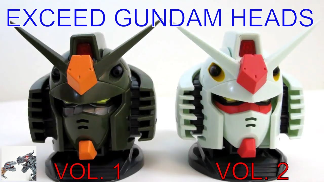 Gashapon Exceed Model Gundam Head Vol 1 2 Review Youtube