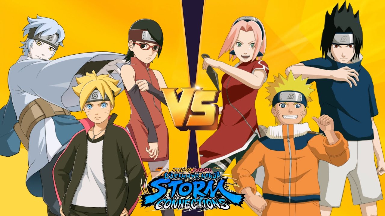 【Команда Боруто против команды Наруто. Командная битва из трёх человек】 NARUTO X BORUTO Ultimate ...