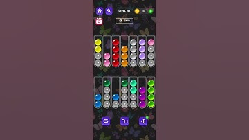 Ball Sort Master Level 761 #ballsortmaster #ballsortmastersolution #puzzlegame #gaming #games