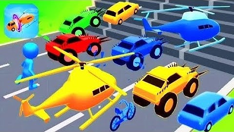 Shape shifting Gameplay in cartoon videos walkthrough Max level 36 to 42