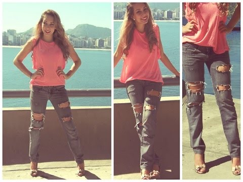 DIY: CALÇA DESTROYED