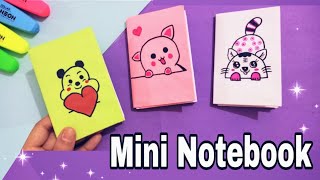 DIY MINI NOTEBOOKS ONE SHEET OF PAPER || DIY BACK TO SCHOOL