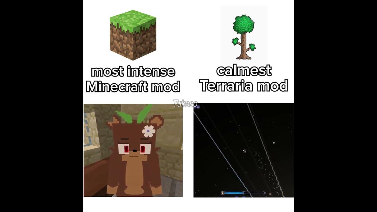 Terraria and minecraft