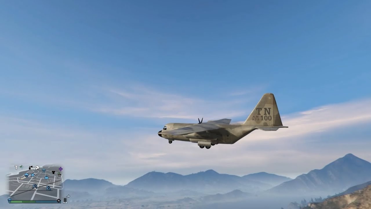 GTA Online #1 | First Person Gameplay | Landing a Titan on Mount Chiliad