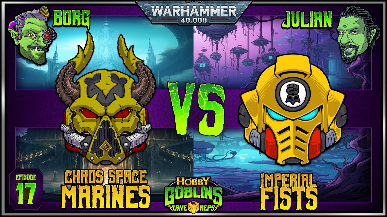 Chaos Space Marines vs Imperial Fists: A Warhammer 40k Battle Report ...