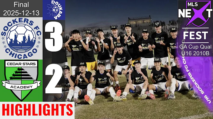 🏆 GA Qual Champ | Sockers FC Chicago 10B 3-2 CSA Bergen 10B | GA Cup Qual U16 | Final |2025-12-13|HL
