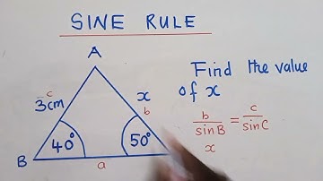 Trigonometry-Sine rule