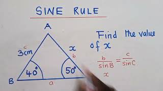 Trigonometry-Sine rule