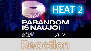 Reacting to 🇱🇹 Pabandom iš naujo 2021 – Heat 2