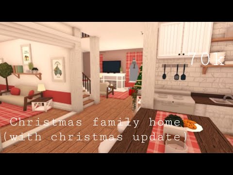Roblox Bloxburg | Christmas Family Home (With Christmas Update) 70k ...