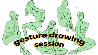 Warm-up Drawing Session (art process timelapse)