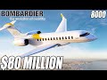 Inside The Bombardier Global 8000 Private Jet