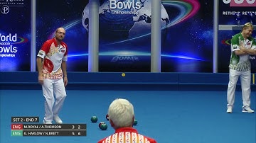 Just. 2019 World Indoor Bowls Championships: Day 4 Session 3