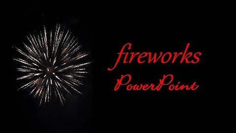 Fireworks | Illustration | Animation | Creative PowerPoint | #Shorts