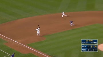 SEA@MIN: Sano fields a sharp grounder to start a DP