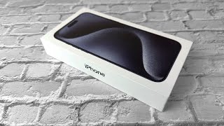 Распаковка iPhone 15 Pro Max и первое впечатление
