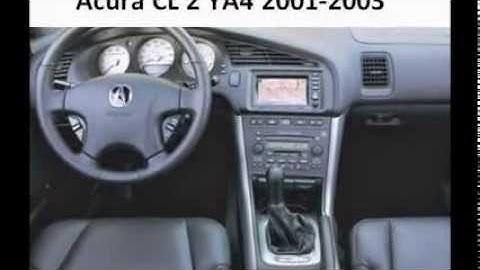 Acura CL 2 YA4 2001-2003 diagnostic OBD port connector socket location OBD2 DLC DATA