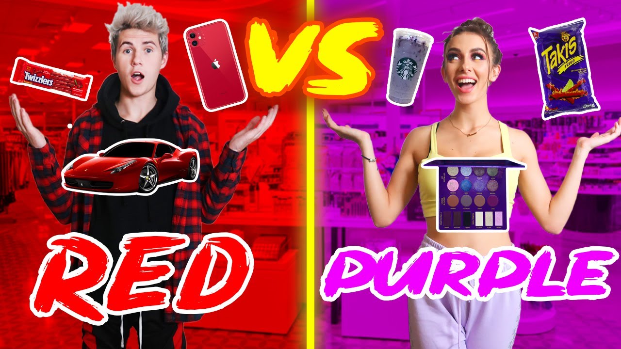Last To Stop Using Their COLOR Wins $1000 Challenge! (Boyfriend Vs Girlfriend)