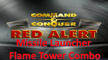 Command and Conquer Red Alert Remastered  FFA (Troll Game: Missile Launcher, Flame Tower Combo)